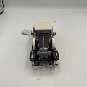 1/24 Franklin Mint 1925 Hispano-Suiza H6B Kellner Maroon/ White W/ Box Paperwork - Picture 1 of 7