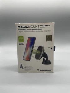 Scosche Magic Mount Pro Charge Wireless Fast Qi Charging Car Mount - New - Picture 1 of 6
