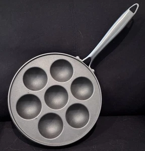 NORDIC WARE Ebelskiver Pancake Pan – Cast Aluminum USA Made - Picture 1 of 5