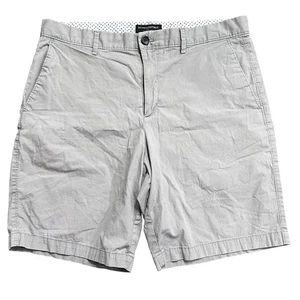 Banana Republic Aiden Shorts Mens 35 Gray Casual Chino - Picture 1 of 7