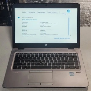 HP EliteBook 840 G3 i7-6600U 2.60GHz 8GB SDRAM Notebook Laptop NO SSD NO OS - Afbeelding 1 van 9