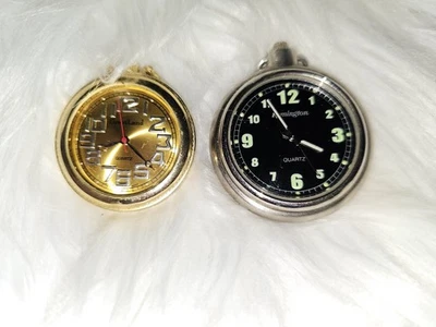 Комплект из 2 карманных часов — Remington+ Great Lakes — мужские золотистые серебристые стрелки  - Изображение 1 из 4