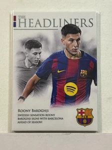 2025/26 Futera Headliners Barcelona Turquesa #02 Roony Bardghji 55/99 - Imagen 1 de 2