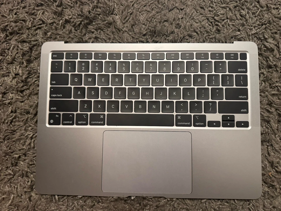 Teclado táctil con reposamanos y reposamanos para MacBook Air M1 A2337 2020 OEM. GRIS Foto 1 de 4