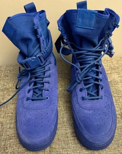 Nike SF AF1 864024 401 Royal Blue Special Field Air Force 1 Boot Shoes Mens 11.5 - Picture 1 of 7
