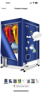 KASYDoFF Portable Dryer, 1600W-67 Inch Clothes Dryer, 35LB Capacity Foldable 3- - Picture 1 of 9