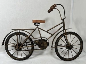 Hand Made Retro Metal Bicycle Bike Home Decor Table Accent Figurine  18”W x 12” - Picture 1 of 4