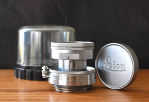 Leica Summicron 50mm 5cm F/2 Collapsible Lens LTM L39. Near Mint Condition. - Bild 1 von 7