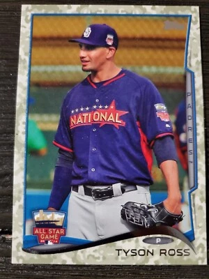 Rare 2014 Topps Update Camo #US283 TYSON ROSS #29/99 All Star Game NATIONAL  - Изображение 1 из 2
