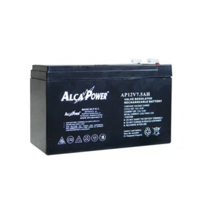 Alcapower Pila 7 Ah, batteria Ricaricabile Ermetica 12V, 151x65xH94 mm 204034 - Foto 1 di 1