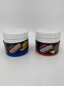 Neu Vintage Thermoskanne Snak Glas LOT 1155 rot blau Isolierbehälter 8,5 Unzen Snack - Bild 1 von 7