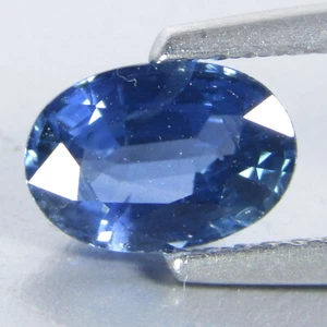 1.35Cts Genuine Natural Blue Sapphire Oval Shape5.8x5.5mm Loose Gem - Picture 1 of 4