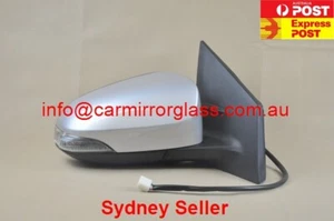 NEW DOOR MIRROR FOR TOYOTA COROLLA ZRE182 2012-2018 (HATCH, RIGHT, SILVER,5 PIN) - Picture 1 of 2