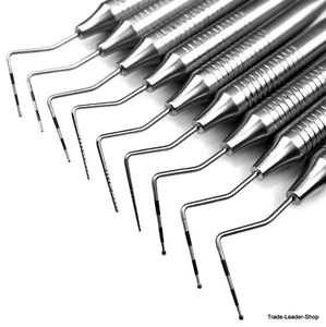 9 instrumentos dentales Williams Goldman Fox CP-12 escalador de sonda color marcado  - Imagen 1 de 1