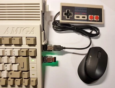 UNIMouse USB Maus und Joystick Adapter für Amiga A500, A600 und Atari ST - Bild 1 von 4