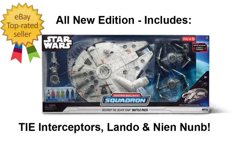 Star Wars Micro Galaxy Squadron Destroy the Death Star Battle Pack Set PreOrder Cover
