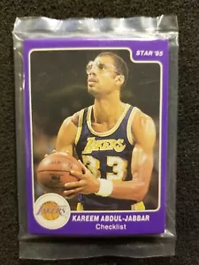 1985 Star Kareem Abdul Jabbar (Factory Sealed Complete Set 18 Cards) - Bild 1 von 2