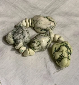 Vintage Large Chunky Stone Crafting Beads Jewelry Making BEA-52 - Picture 1 of 6