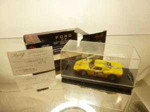 BANG 47009 FORD GT 40 - SPORTITALIA TEAM #49 - YELLOW 1:43 - VERY GOOD IN BOX - Imagen 1 de 9