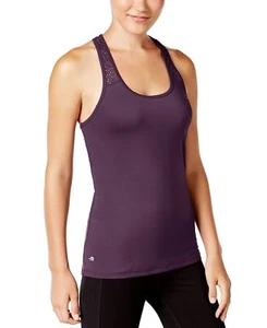 Ideology Womens Black Purple or Grey Moisture Wick Laser Cut Tank Top NWT XS-XXL - Picture 1 of 12