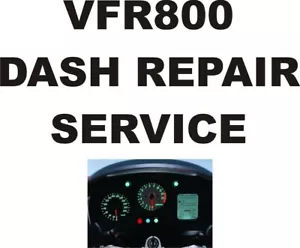 b HONDA VFR800 VFR 800 1998 1999 2000 2001 UHREN TACHO ARMATURENBRETT REPARATUR SERVICE - Bild 1 von 1