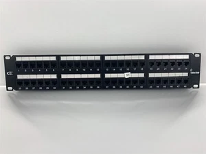 CablesToGo 48-Port CAT6 Ethernet 2U Patch Panel - Picture 1 of 2