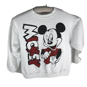 Disney Designs Large USA klassischer Mickey Mouse Pullover Sweatshirt guter Zustand - Bild 1 von 10