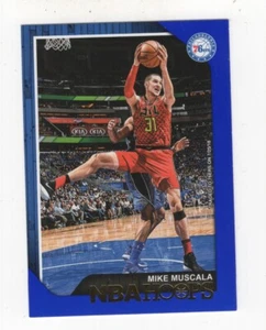 2018-19 PANINI HOOPS BASKETBALL BLUE MIKE MUSCALA PHILADELPHIA 76ERS #51 - Picture 1 of 2