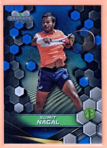 2024 Topps Graphite Sumit Nagal Blue Refractor #/50 SP - Imagen 1 de 2