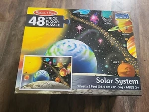 Melissa & Doug Solar System Floor Puzzle 48pcs Complete 2x3 Feet Ages 3+ Science - Picture 1 of 5