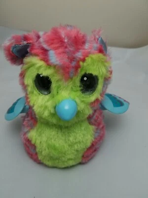 Hatchimals multicolored Battery Operated Moving Talking Plush Toy Used works 5" - Image 1 of 4