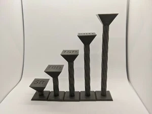 Juego de soportes de vuelo 28 mm Wargames Warhammer 40k D&D modelo dispersión paisaje terreno - Imagen 1 de 6