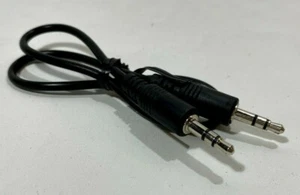 (GETESTET) 6 Zoll bis 18 Zoll 3,5 mm AUX-KABEL Stecker-Stecker Stereo Audio Kabel für PC/MP3 - Bild 1 von 3