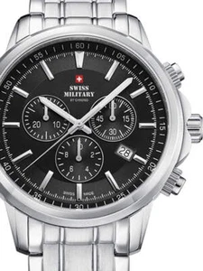 Swiss Military SM34052.01 Chronograph Sapphire 42mm 10 ATM - Picture 1 of 4