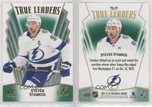2021-22 SP Authentic True Leaders Green Steven Stamkos #TL-17