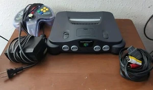 N64 Nintendo 64 Console w/ Shark Pad Pro 64 Controller Tested/Working - Picture 1 of 5