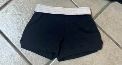 Pantalones Cortos Atléticos Niños Talla XL (16) Marca Soffe Negros Alegría Tenis Fútbol Nuevos con Etiquetas Foto 1 de 2