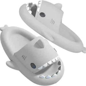 Cartoon Shark Non-slip Slides Slippers - Picture 1 of 10