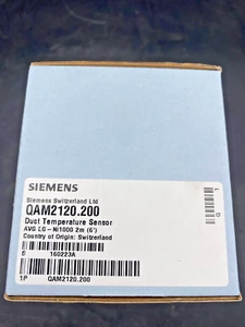 New SIEMENS QAM2120.200 Duct Temperature Sensor - Picture 1 of 3