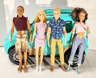 Mattel Barbie SUV Jeep Camping Fun 2016 Teal Off Road Mudding Vehicle lot of 5