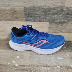 Saucony Guide 16 Womens Shoes Sz 8.5 Running Athletic Blue Light Black Sneakers - Picture 1 of 12