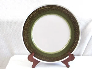1 raro piatto tondo 11" in gres Mikasa Sand Kraft POCONO GREEN F1004 - Foto 1 di 3