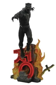 MARVEL PREMIERE BLACK PANTHER MOVIE STATUE CHADWICK BOSEMAN DIAMOND SELECT - Picture 1 of 1