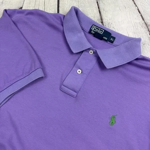 Herren XL Polo Ralph Lauren Leinen Seidenmischung Camp Hemd - Lila - Gebraucht - Bild 1 von 9