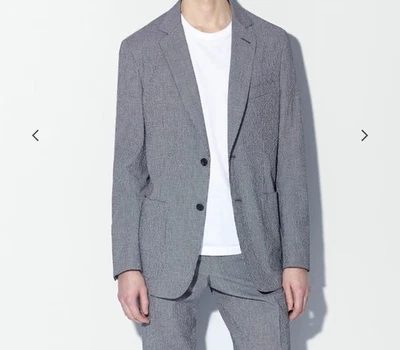 Westminster Fit Puppy Tooth Seersucker Cotton Jacket Dunhill London, Size 52 S - Image 1 of 4