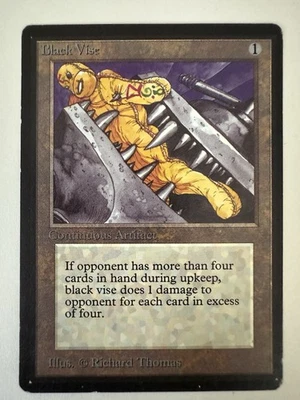 Black Vise Limited Edition - Beta Edition Regular, Magic The Gathering - Image 1 of 2