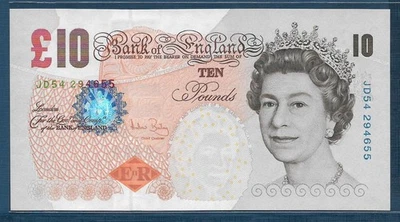 Great Britain 10 Pounds, 2004, P 389c, UNC - Image 1 of 2