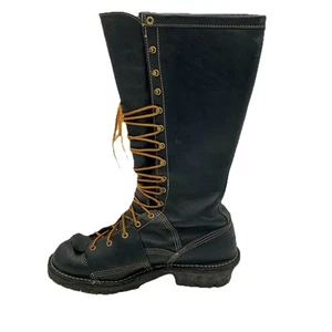 BOTAS Danner Powerline GTX 200G Para Hombre Talla 12D EE. UU. 18200X Cuero Negro Eléctrico - Imagen 1 de 17