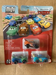 DISNEY CARS Mini Racers set of 3 - Jim Reverick, Tim Treadless & Michael Rotor - Picture 1 of 2