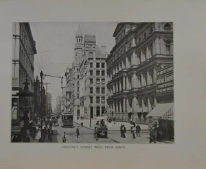 Antik Downtown Philadelphia Pennsylvania Kunstdruck Foto 1904 Geschichte - Bild 1 von 16